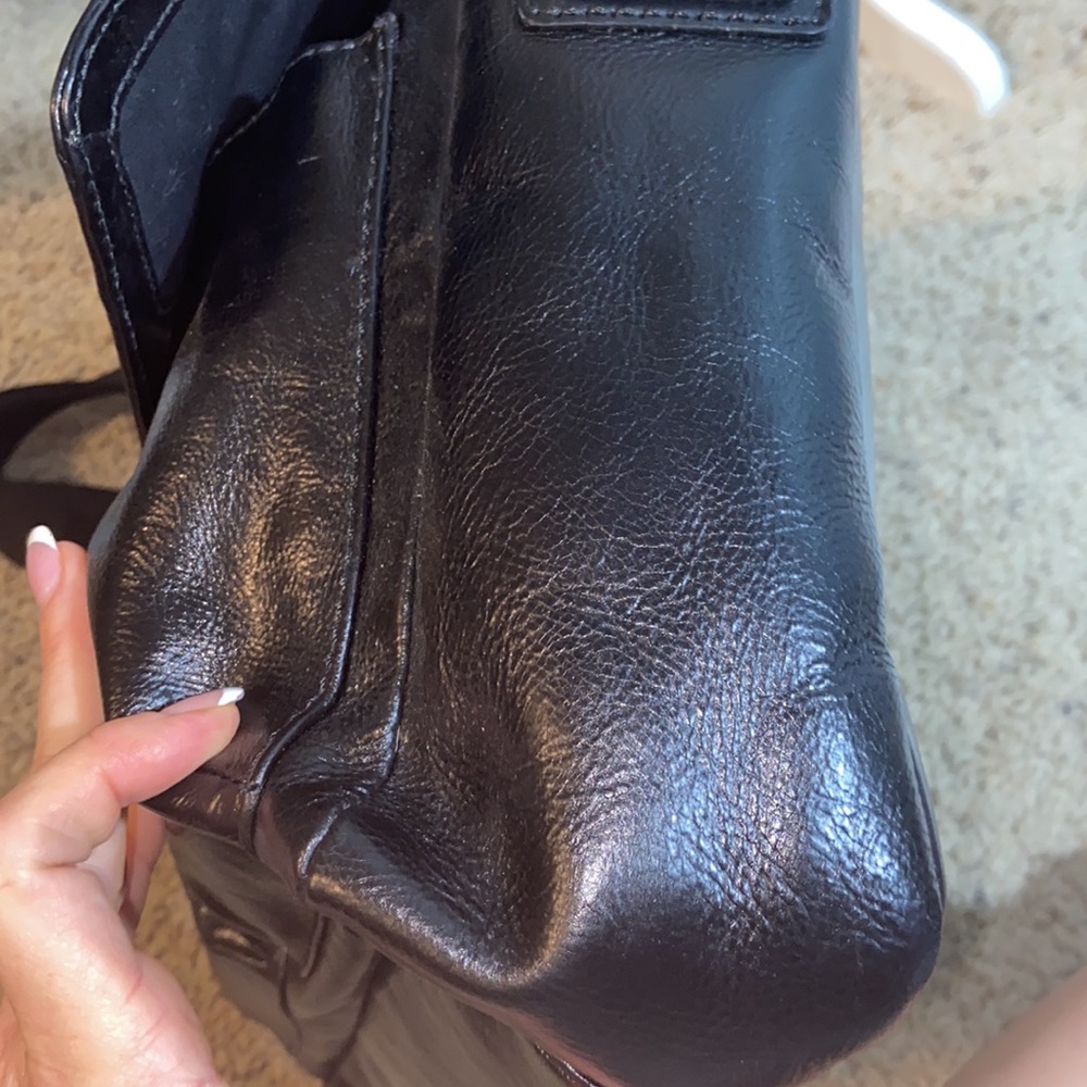 Like New Fossil Ew Transit Leather Computer/Messe… - image 8